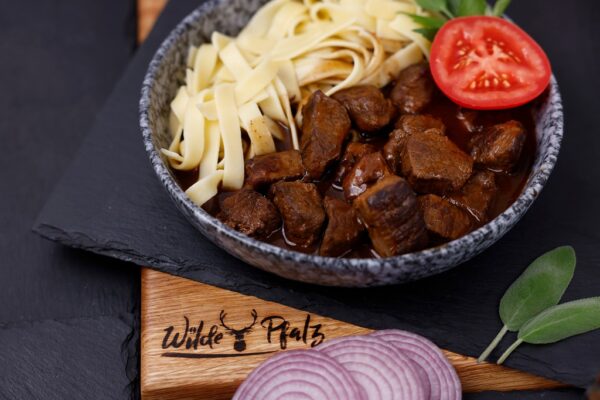 Hirschgulasch im Glas